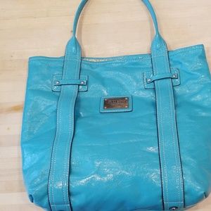 Turquoise Guess tote